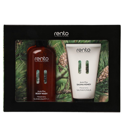 Rento Set de Regalo jabón aroma a Pino y Miel de sauna