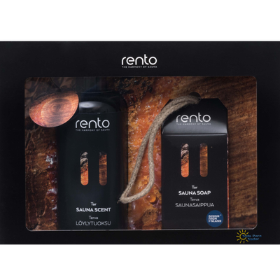 Rento Set de Regalo (Fragancia y Jabón) para sauna 2 presentaciones