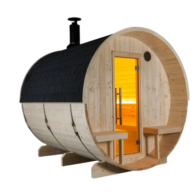 Sentiotec Sauna de exterior Modelo Barril Exterior Kuusi
