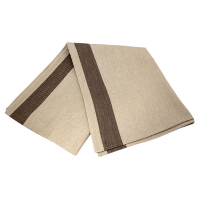 Emendo Funda Cobertor de Asiento de Sauna marrón 50x150cm