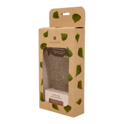 Emendo Set de Cuidado y Tratamiento con  Manopla y Jabón de sal del Himalaya