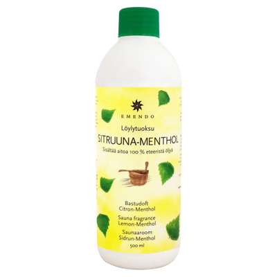 Emendo Aromas de Infusión para Sauna olor a Limón - Mentol 500ml