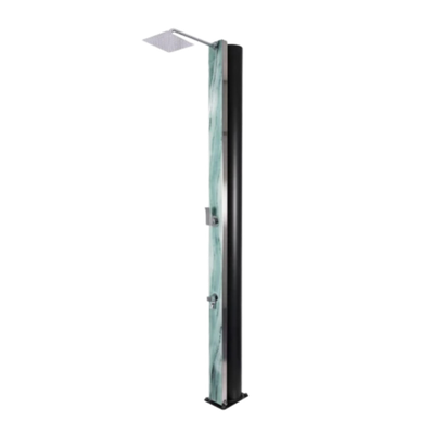 CRM Ducha Solar Glass con acabado cromado