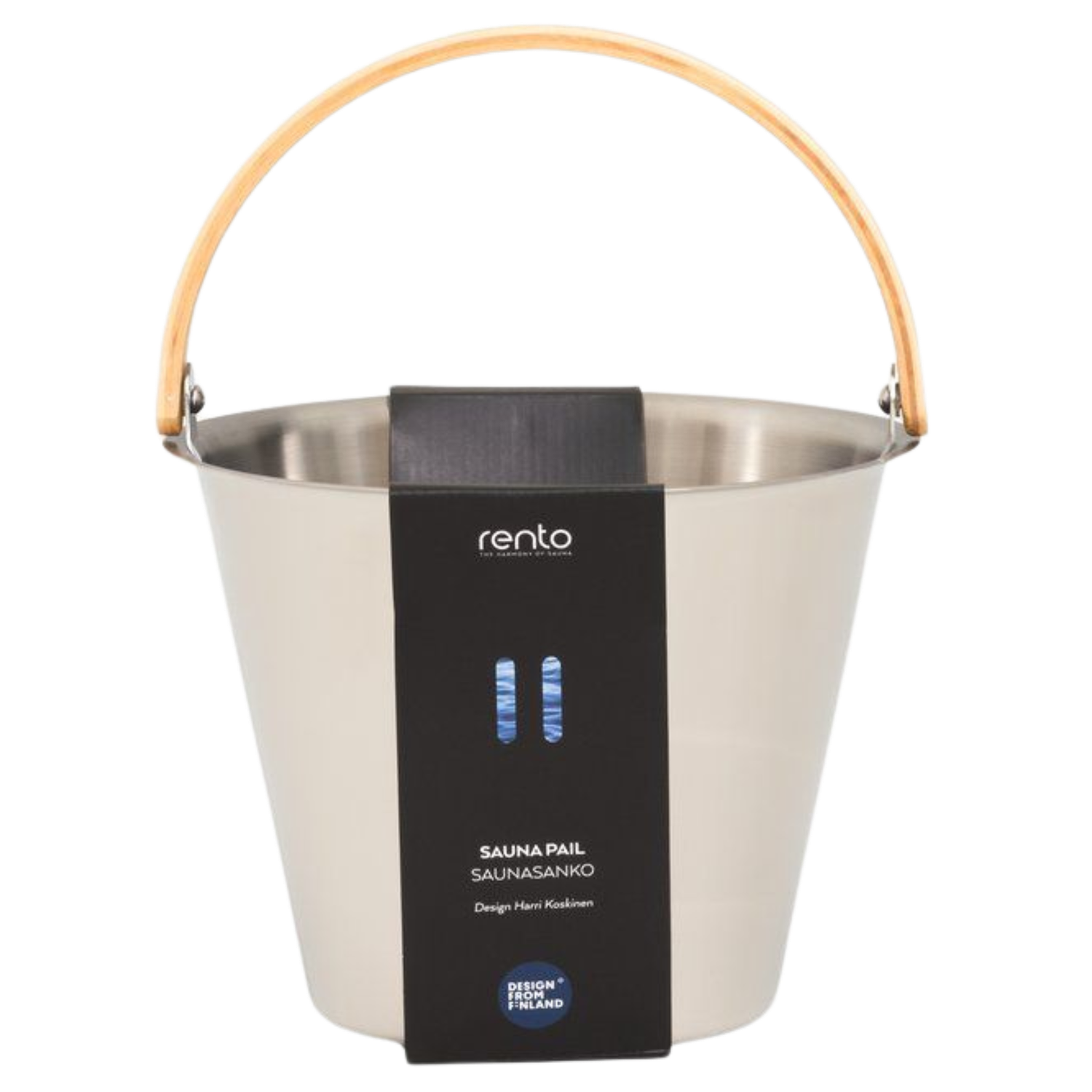 Rento Cubo para Sauna de Acero Inoxidable (Harri Koskinen)