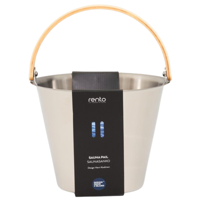 Rento Cubo para Sauna de Acero Inoxidable (Harri Koskinen)
