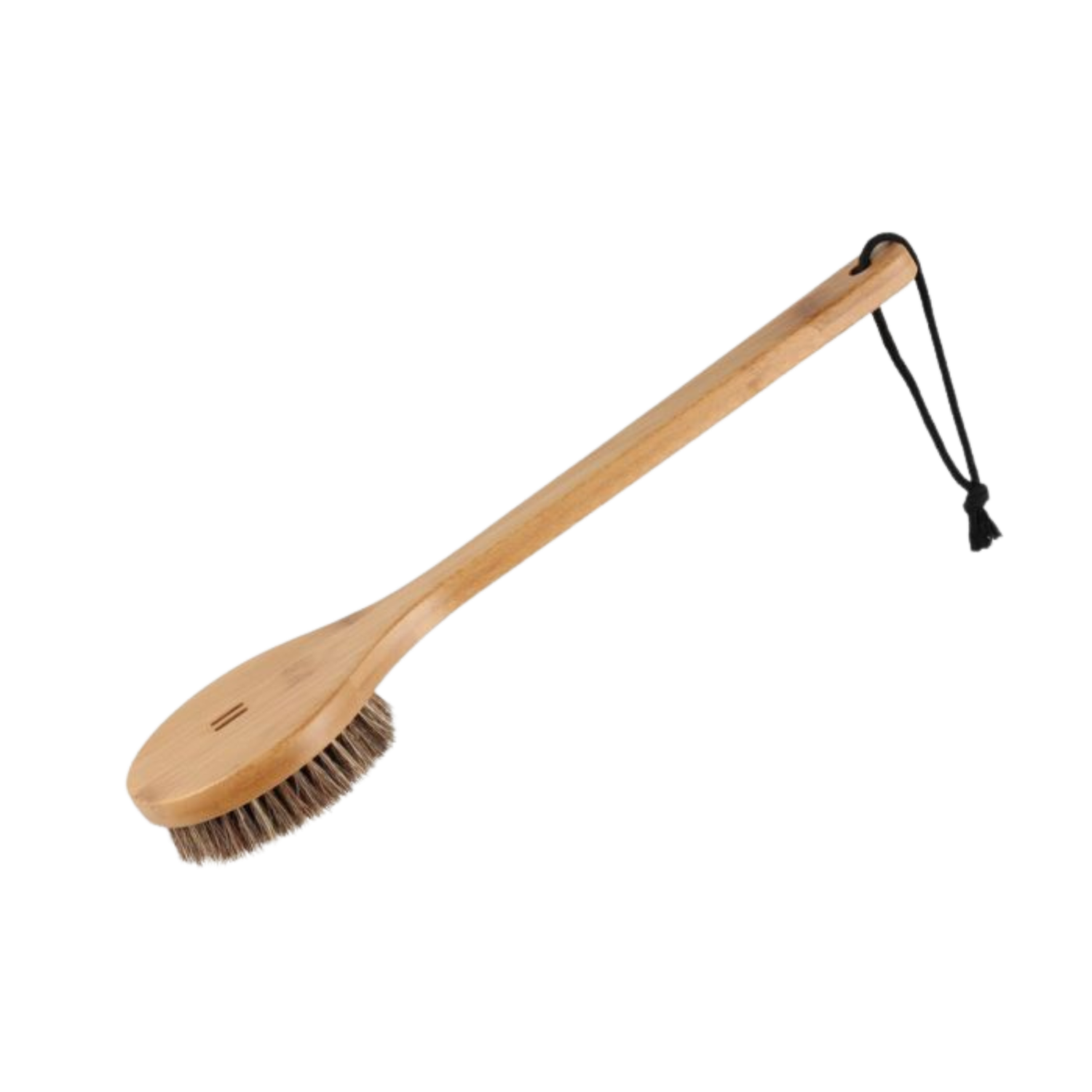 Rento Cepillo de Baño para el Cuerpo Bambú Natural y Oscuro