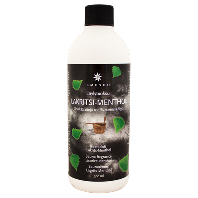 Emendo Aromas de Infusión para Sauna olor a Regaliz y Menta 500ml