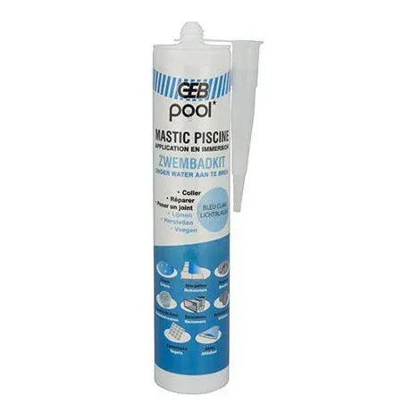 Mastic Masilla para piscina-Sellador adhesivo Azul