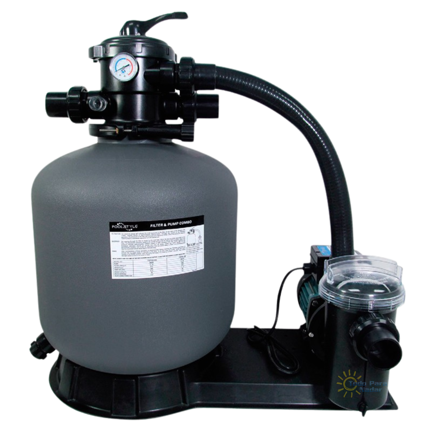 Poolstyle Set de Filtración Depuradora de piscina