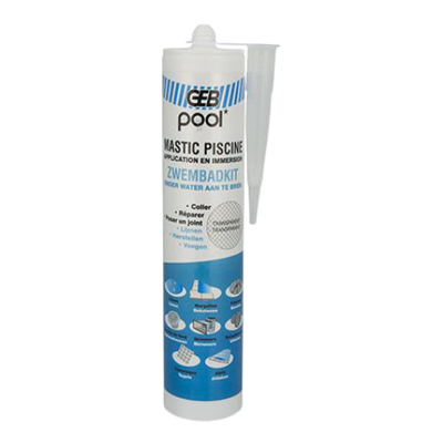 Mastic Masilla para piscina - Sellador adhesivo Transparente