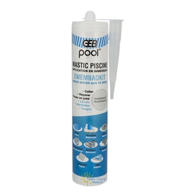 Mastic Masilla para piscina - Sellador adhesivo Transparente