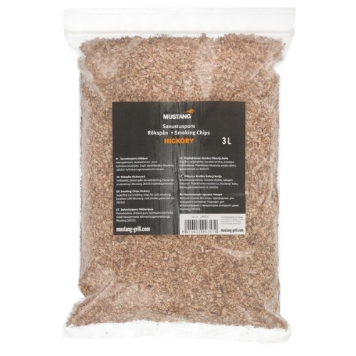 Mustang Serrín para Ahumado en frío de Hickory, corte fino 3L