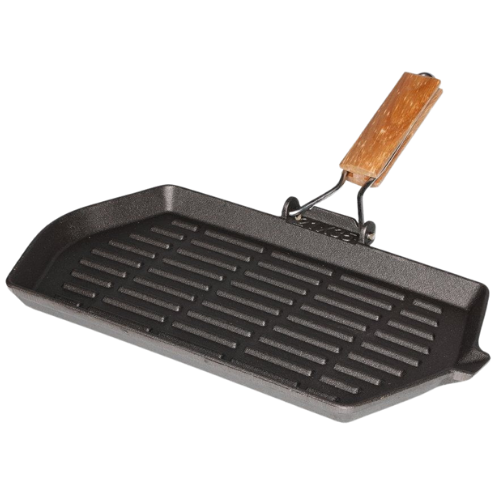 Mustang Sartén / Grill de hierro fundido 21 x 35cm