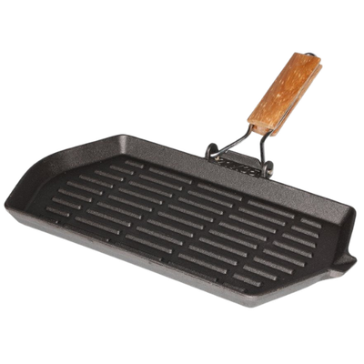 Mustang Sartén / Grill de hierro fundido 21 x 35cm