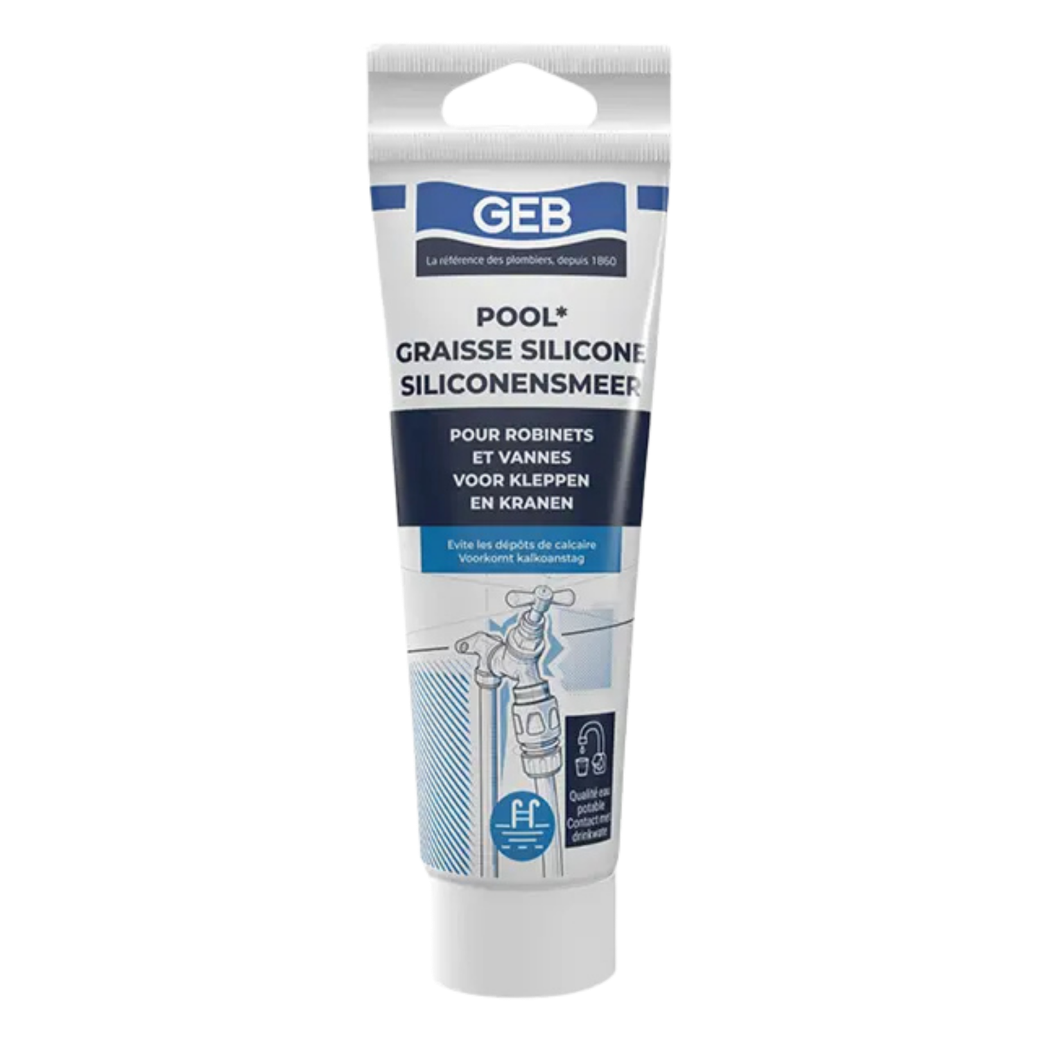 GEB Filetplast Pasta selladora para roscas de plástico y metal