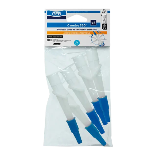 GEB Kit Boquilla - Tubo 360° para zonas de difícil acceso