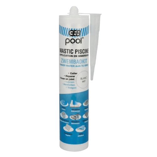 Mastic Masilla para piscina-Sellador adhesivo Blanco