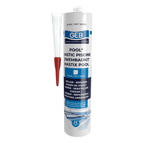 Mastic Masilla para piscina-Sellador adhesivo Blanco