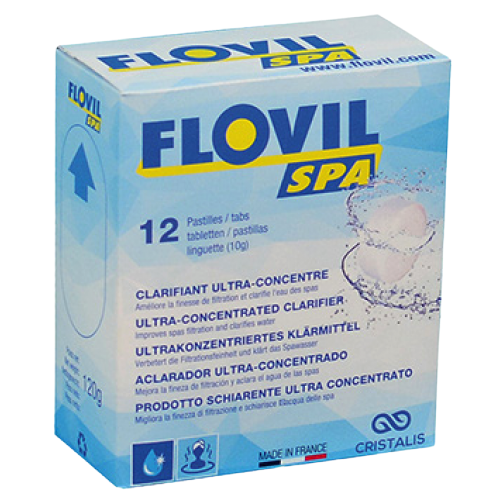 Cristalis Aclarador Ultra concentrado de Spas - Flovil - 12 Pastillas