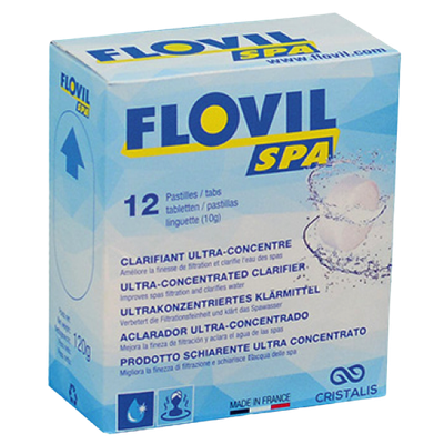 Cristalis Aclarador Ultra concentrado de Spas - Flovil - 12 Pastillas