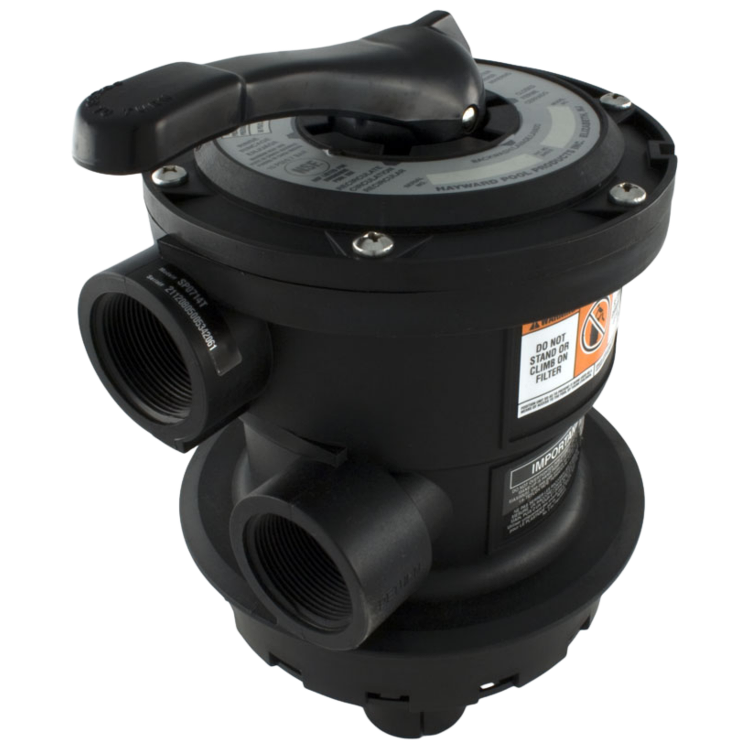 Hayward SP0714T (E) Vari-Flo válvula de 6 vías para filtro de piscina Top-Mount