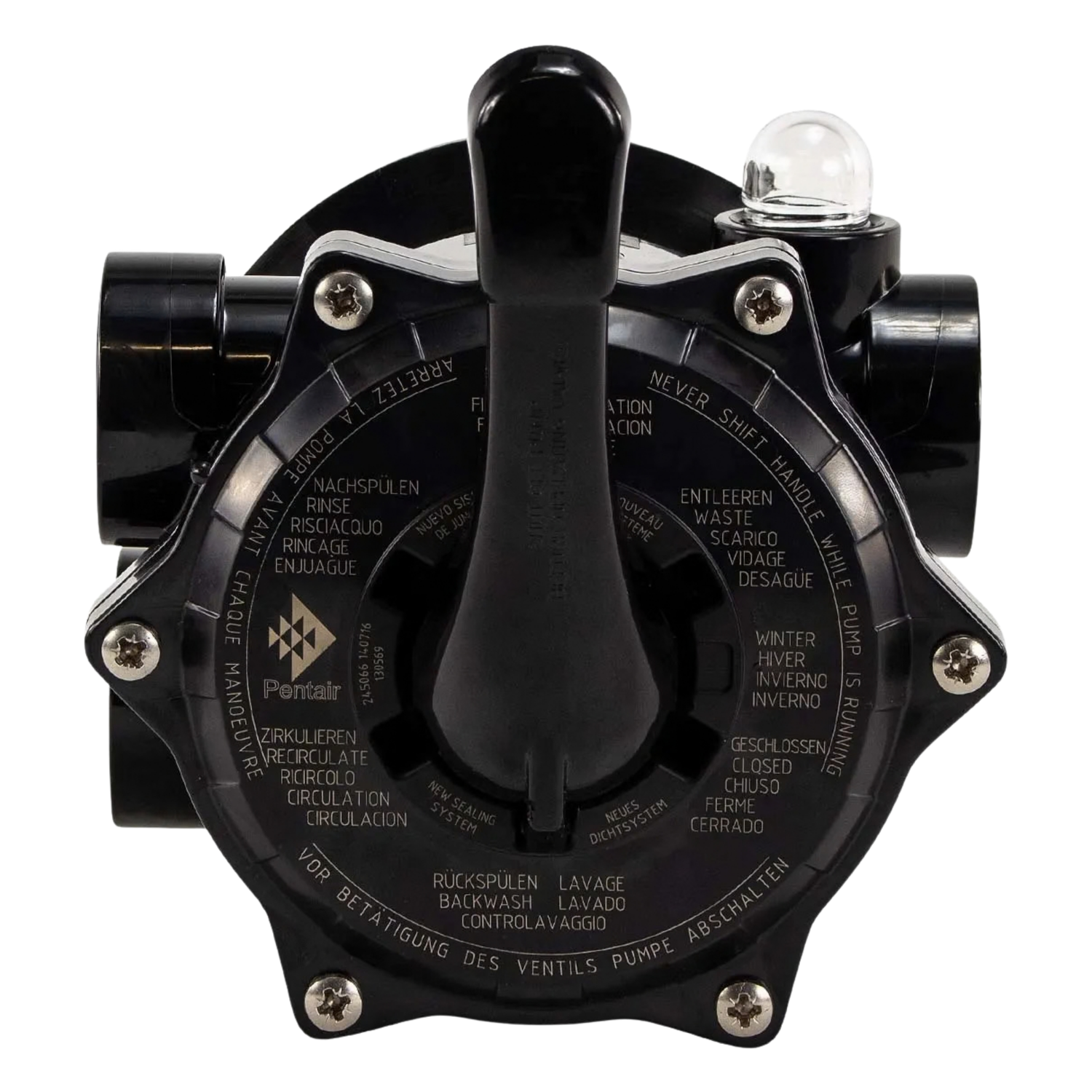 Pentair Válvula Selectora de 6 vías Sidemount de 2" para Filtro de Piscina Triton