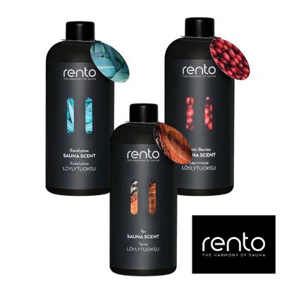 Rento Set de Regalo de Fragancias para Sauna de Invierno – 3 x 400 ml