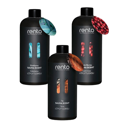 Rento Set de Regalo de Fragancias para Sauna de Invierno – 3 x 400 ml