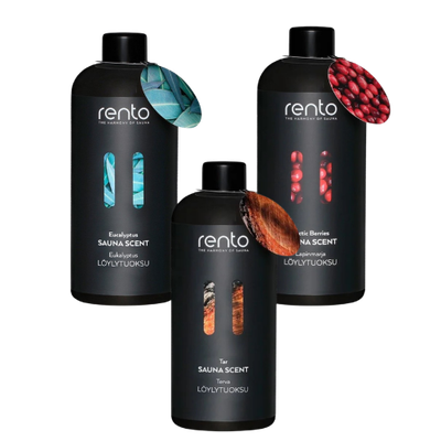 Rento Set de Regalo de Fragancias para Sauna de Invierno – 3 x 400 ml