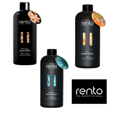 Rento Set de Regalo de Fragancias para Sauna de Invierno – 3 x 400 ml