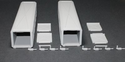 Shipping Container Open Door X-1, X-2, Video Cameras