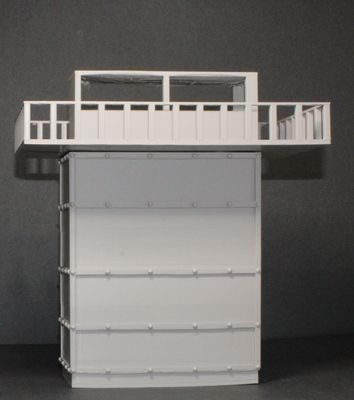 Watch Tower/Sniper Tower with bevel at the bottom/With Roof