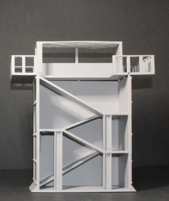Watch Tower/Sniper Tower with bevel at the bottom/With Roof