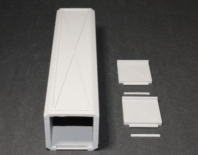 Small Shipping Container Open Door X-2 with Doors