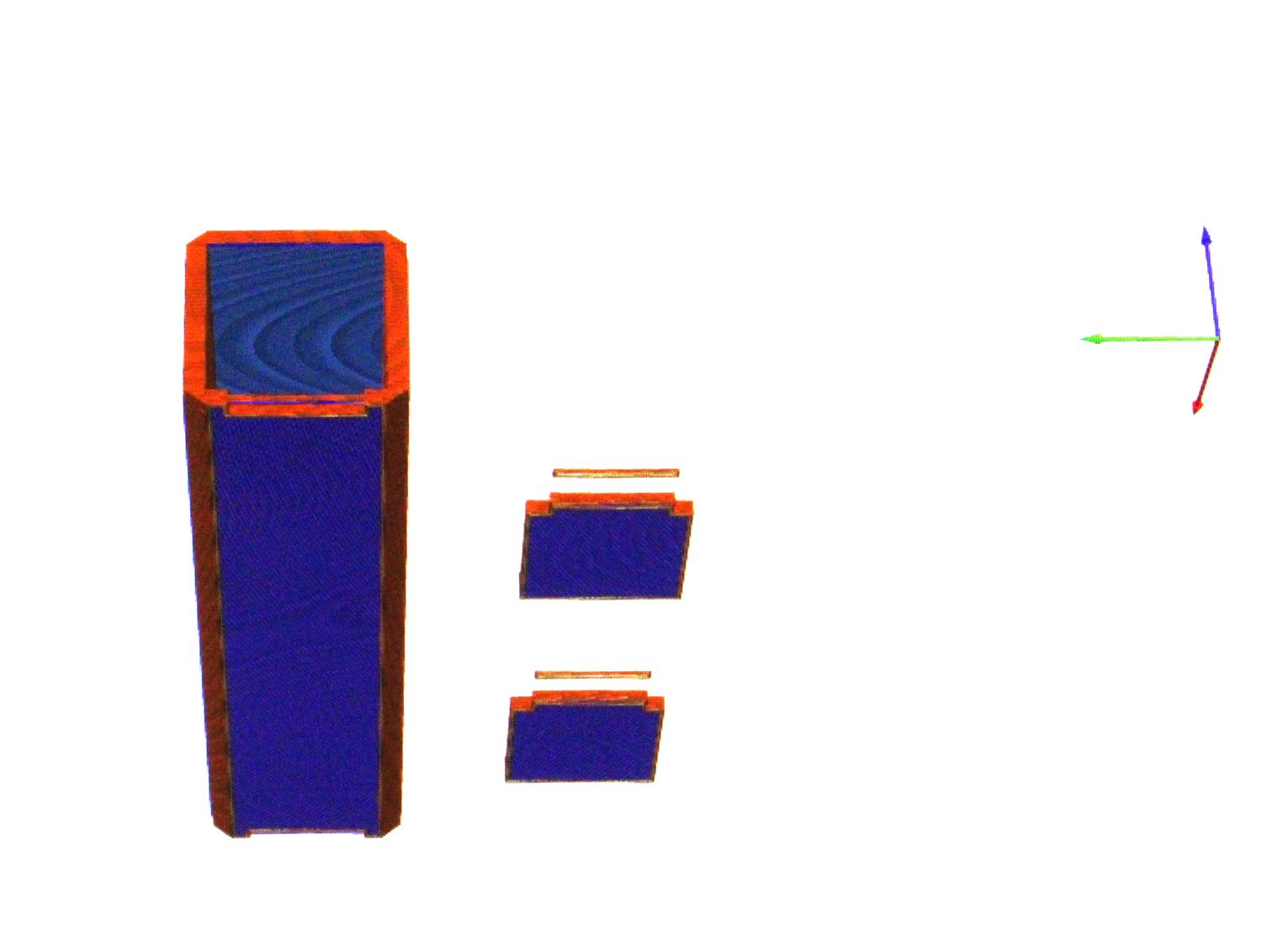 Small Shipping Container Open Door X-2 with Doors