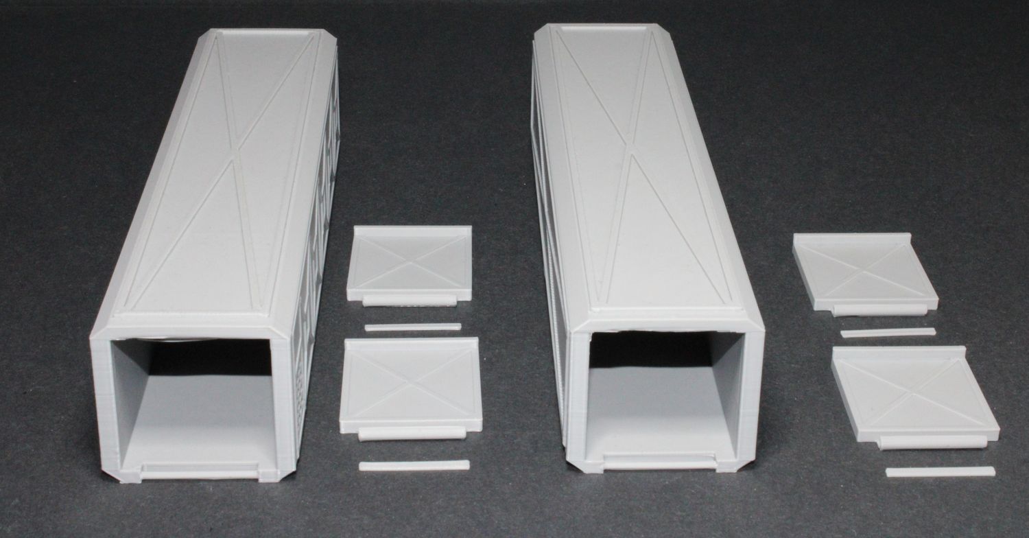 Shipping Container Open Door X-1, X-2