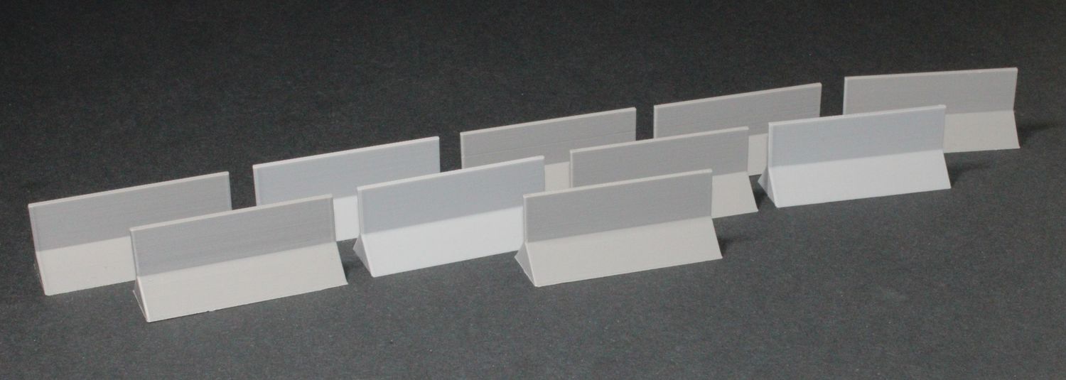 Jersey Barrier 10 Count