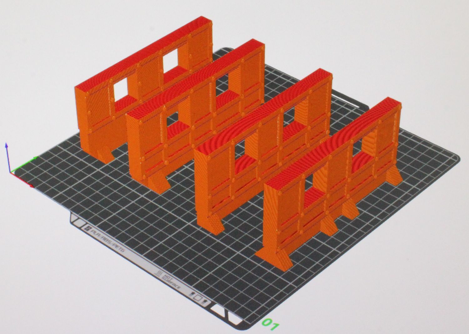 Medium Walls 1 - 4