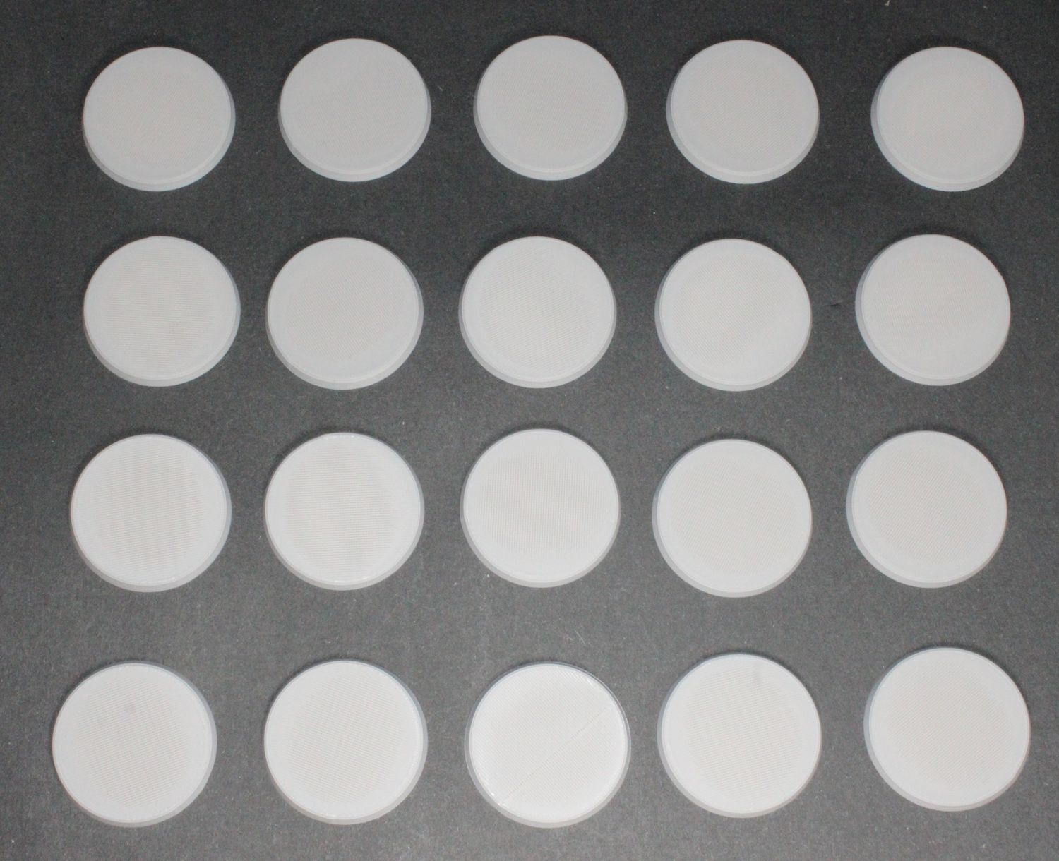 50 Millimeter Round Base 20 Count