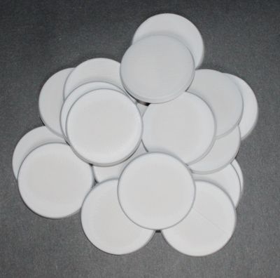 50 Millimeter Round Base 20 Count