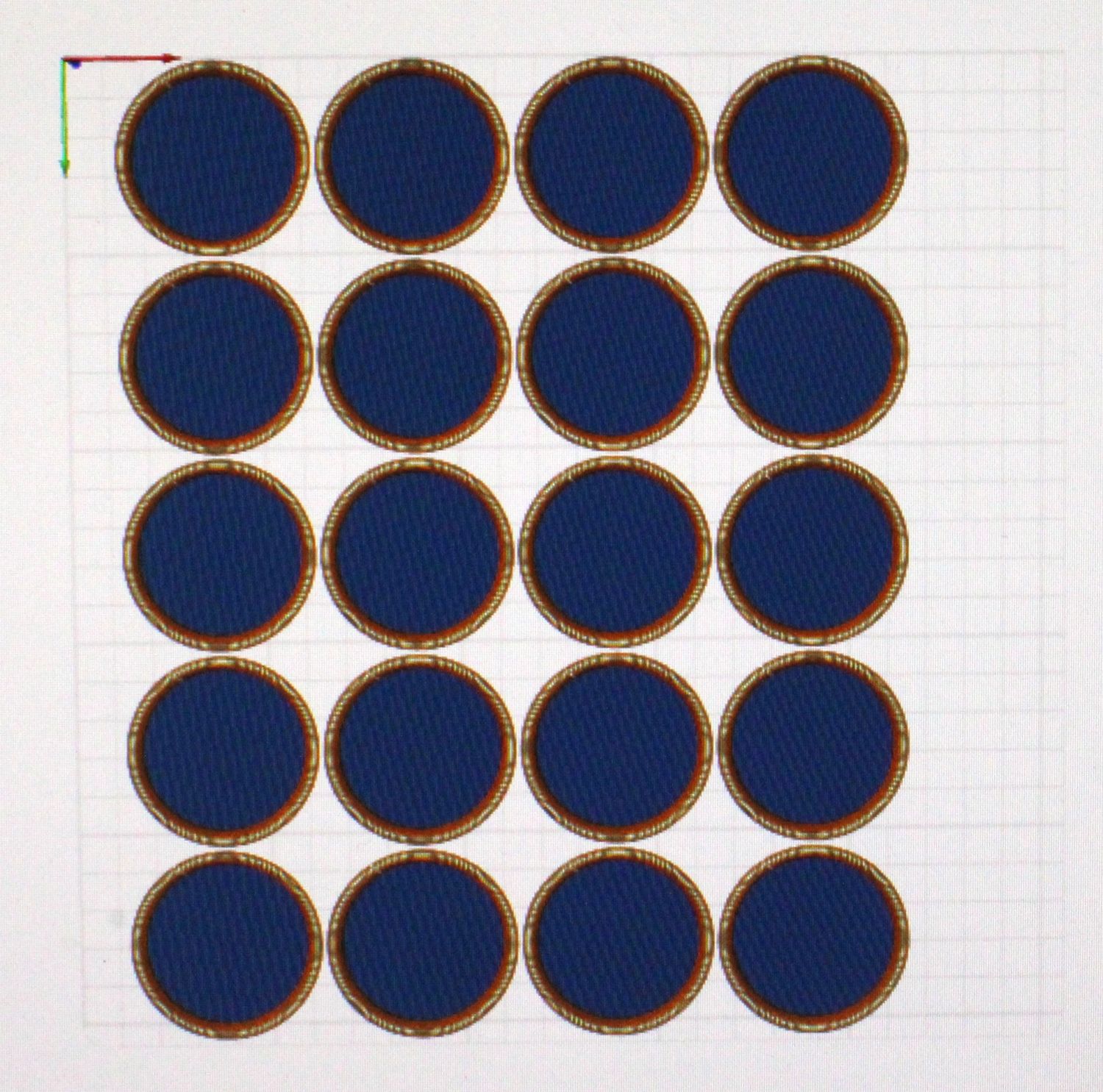 50 Millimeter Round Base 20 Count