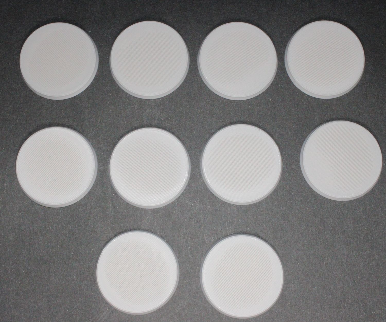 50 Millimeter Round Base 10 Count