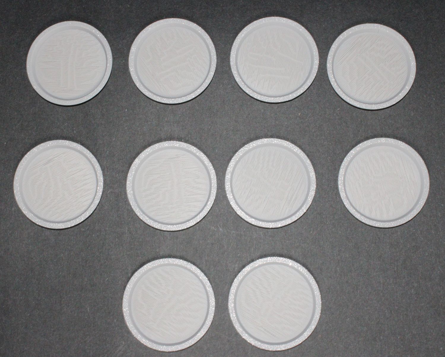 50 Millimeter Round Base 10 Count