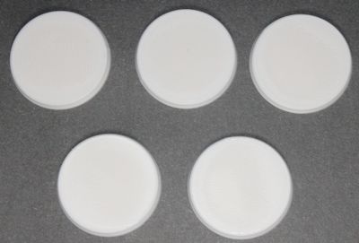 50 Millimeter Round Base 5 Count