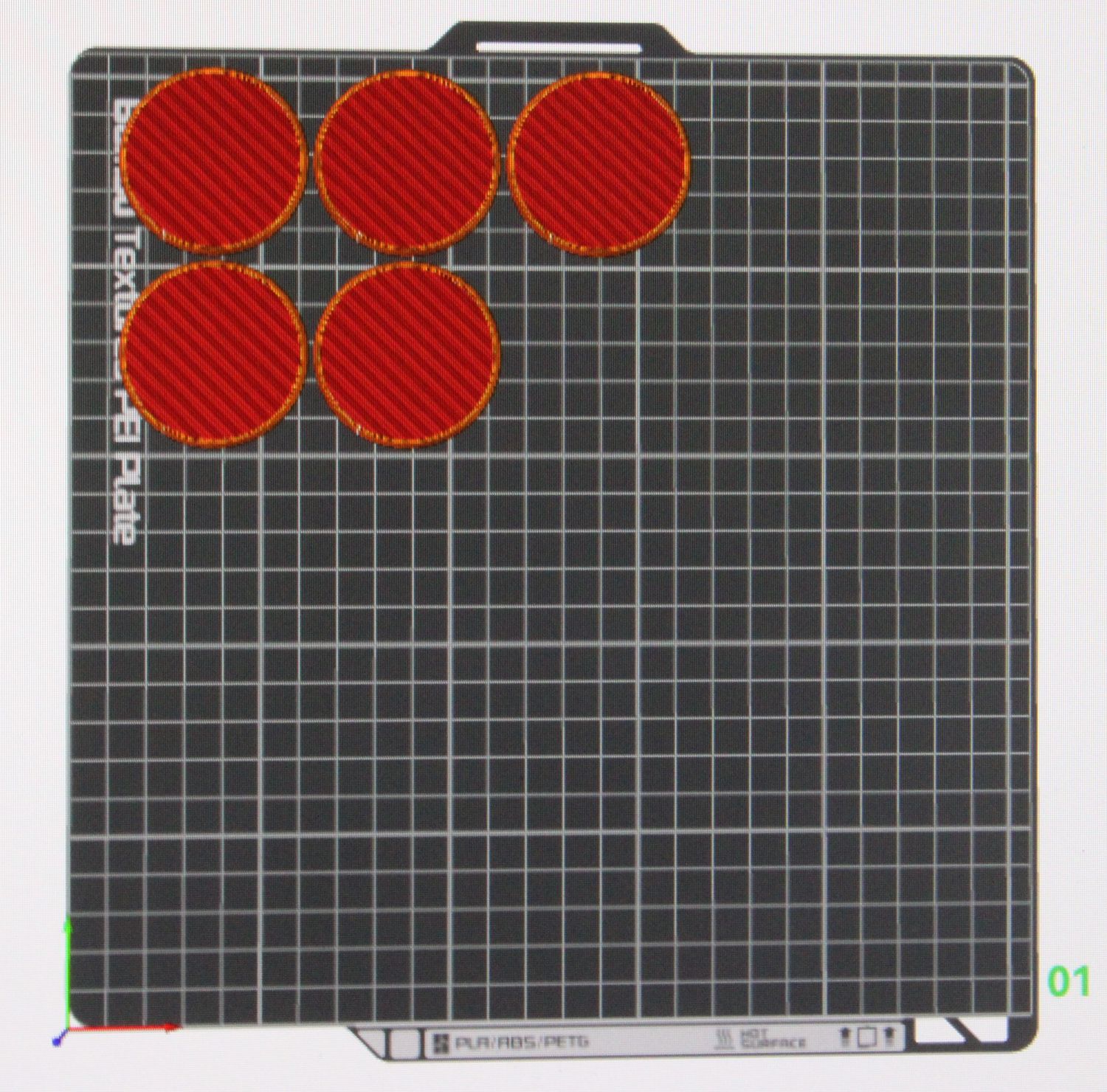 50 Millimeter Round Base 5 Count