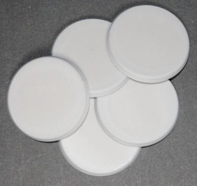 50 Millimeter Round Base 5 Count