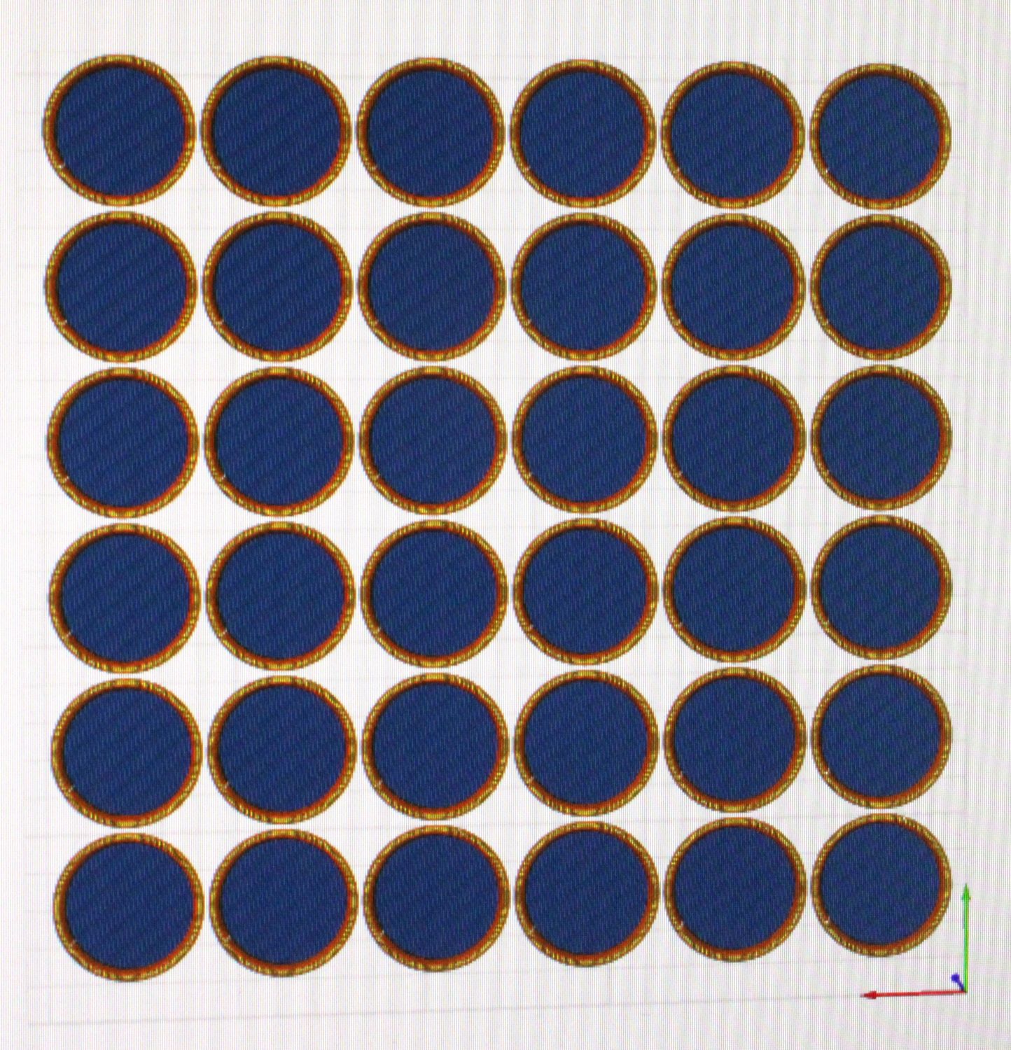 40 Millimeter Round Base 36 Count