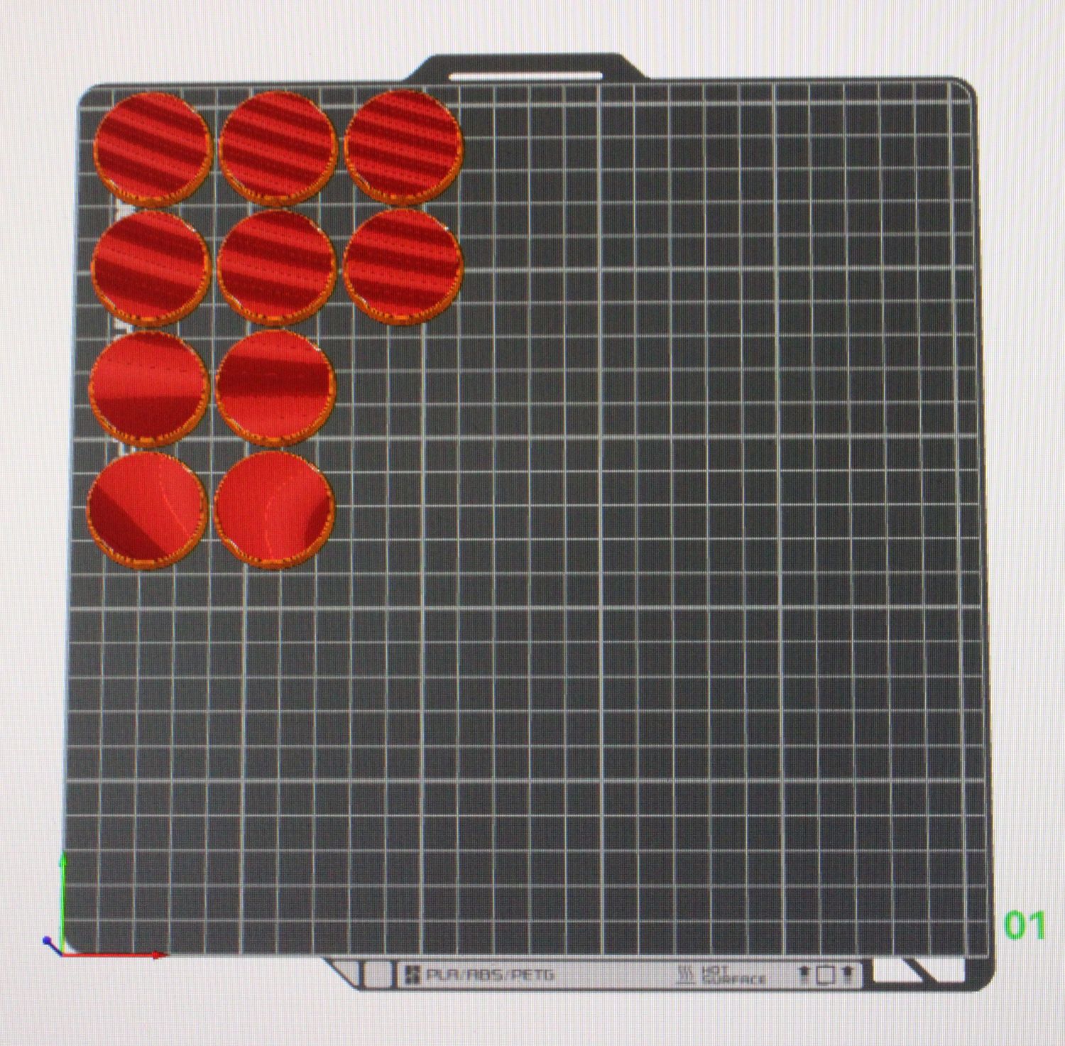 35 Millimeter Round Base 10 Count