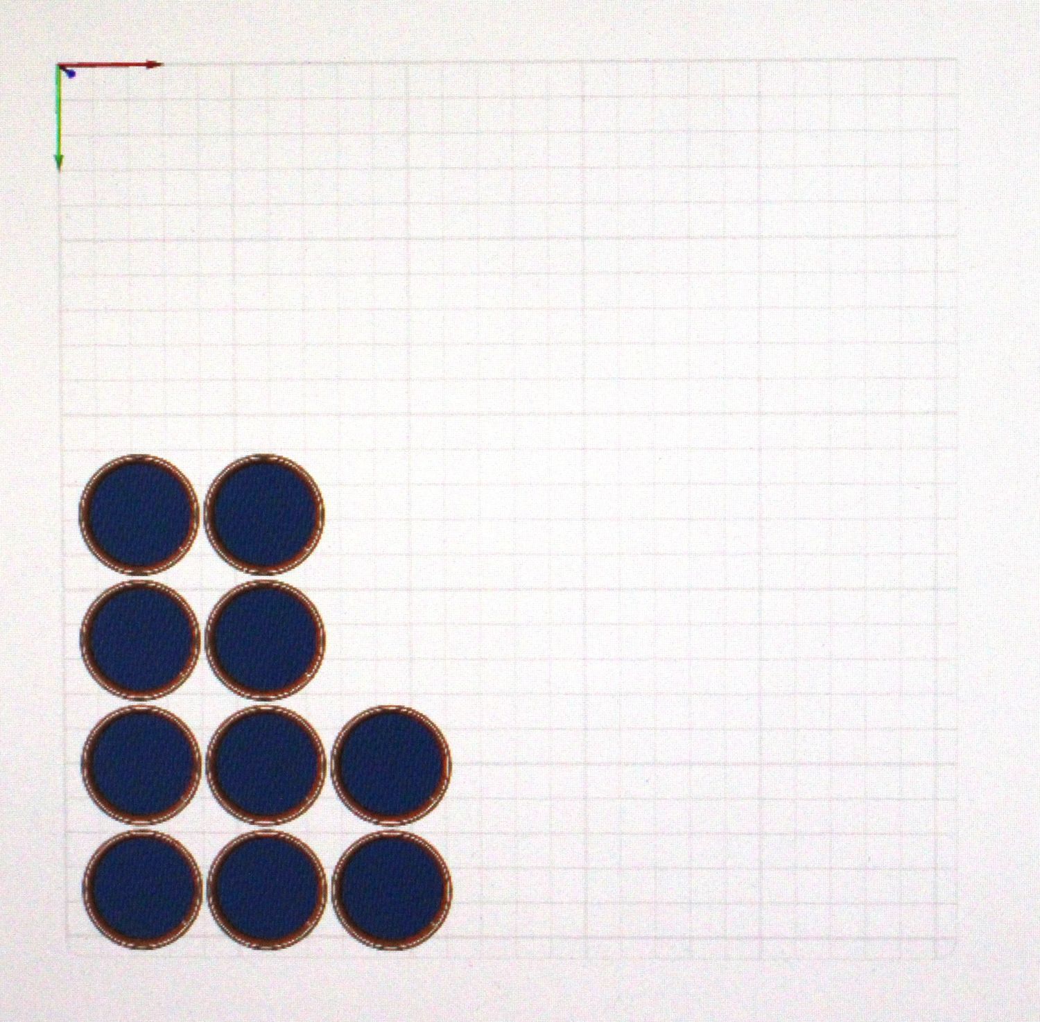 35 Millimeter Round Base 10 Count
