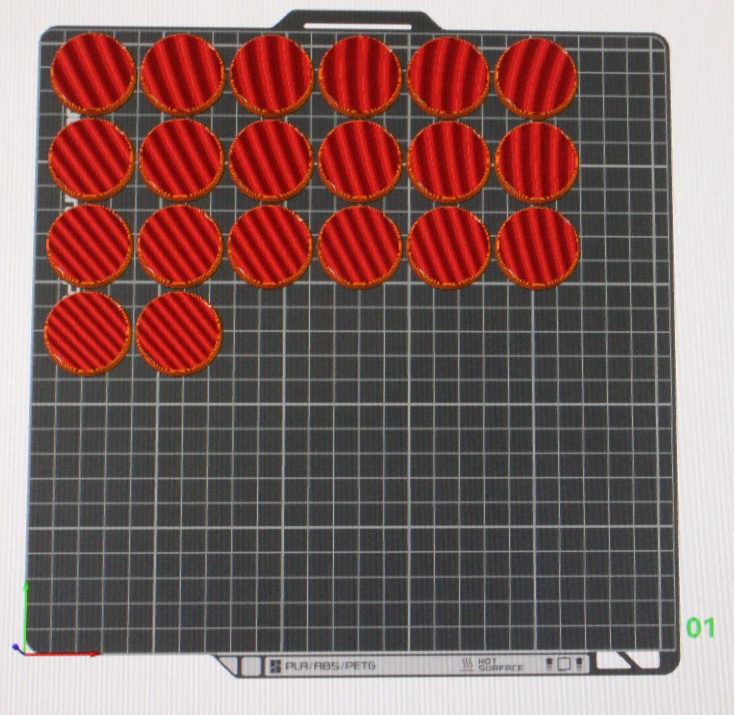 35 Millimeter Round Base 20 Count